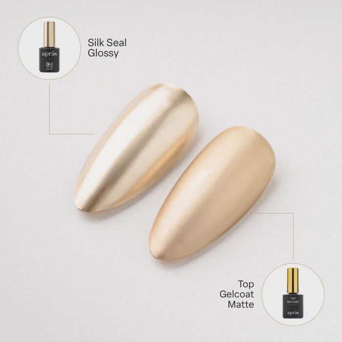 Apres - Silk Cover Metallic Gel Couleur - 807 Champagne, Darling