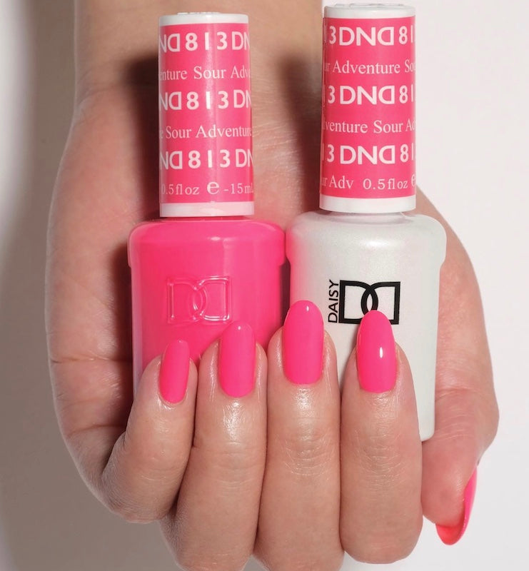DND Gel & Lacquer #813 Sour Adventure – 0.5 fl oz UV/LED Soak Off