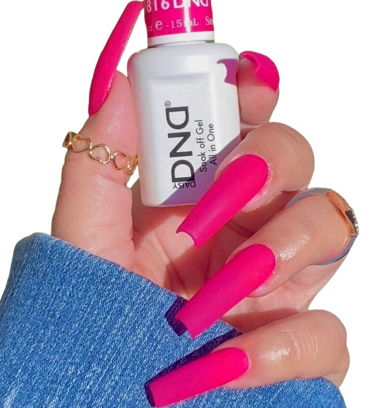 Gel y laca DND n.° 816 Snowcone – 14 ml (0,5 fl oz) UV/LED Soak Off