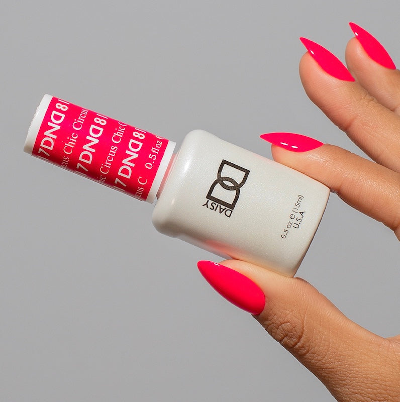 Gel y laca DND n.° 817 Circus Chic – 14 ml (0,5 fl oz) UV/LED Soak Off
