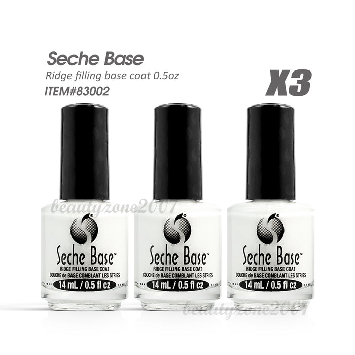 Seche - Ridge Filling Base Coat 0.5oz (3 Pack)