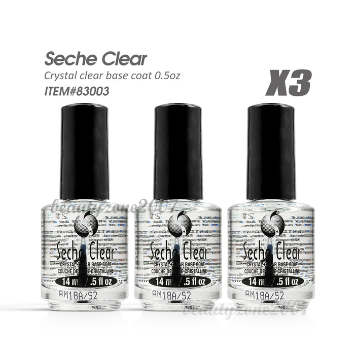 Seche - Clear Base Coat 0.5oz (3 Pack)
