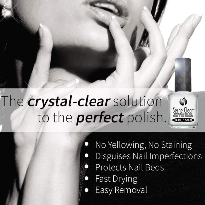 Seche Clear Crystal Clear Base Coat 0.5oz #83003