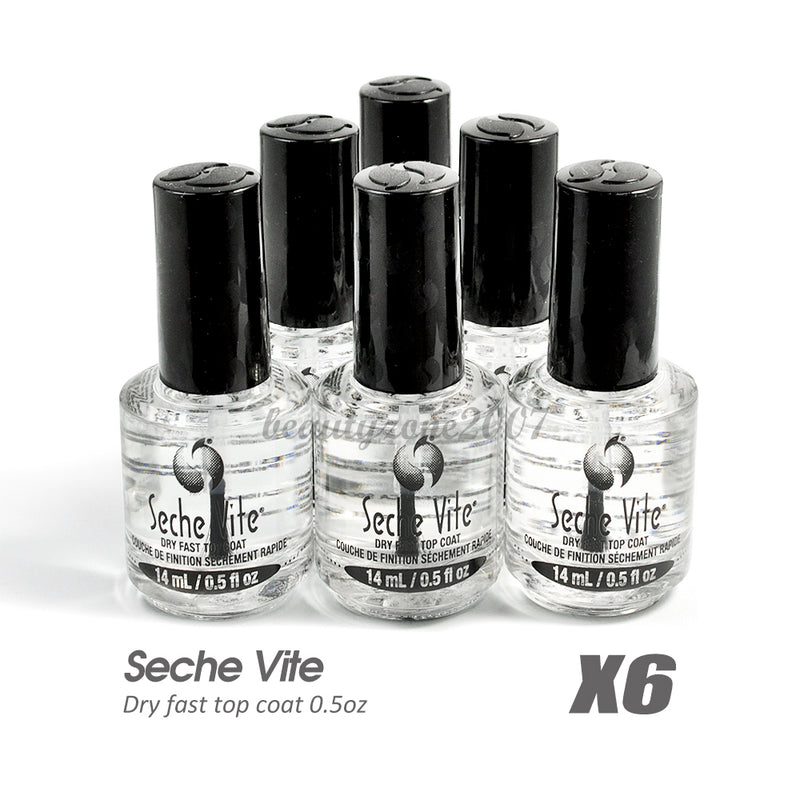 Seche Vite Top Coat 0.5 oz (6 Pack)