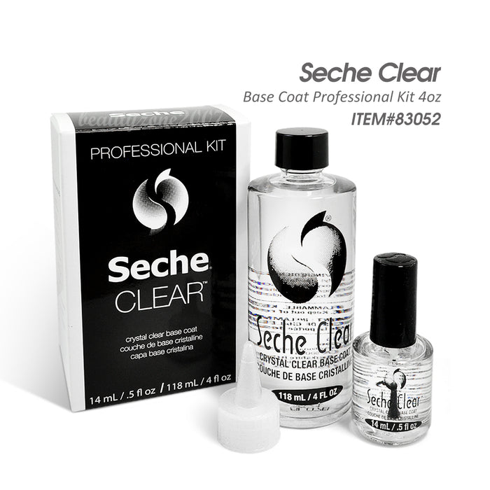 Seche Clear Base Coat - Professional Kit 4oz + 0.5oz Set