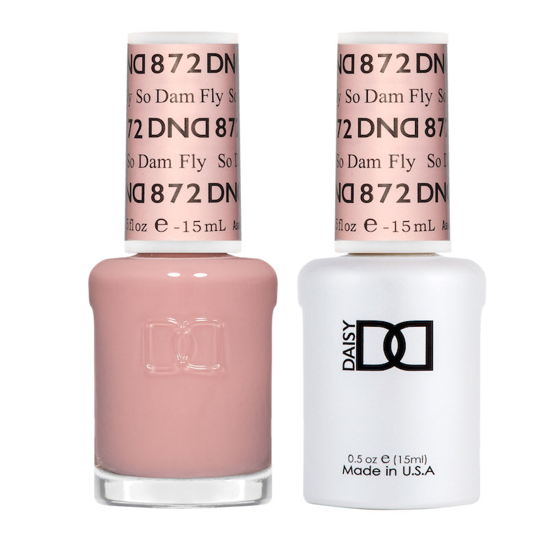 Gel y laca DND n.° 872 So Damn Fly – 14 ml (0,5 fl oz) UV/LED Soak Off