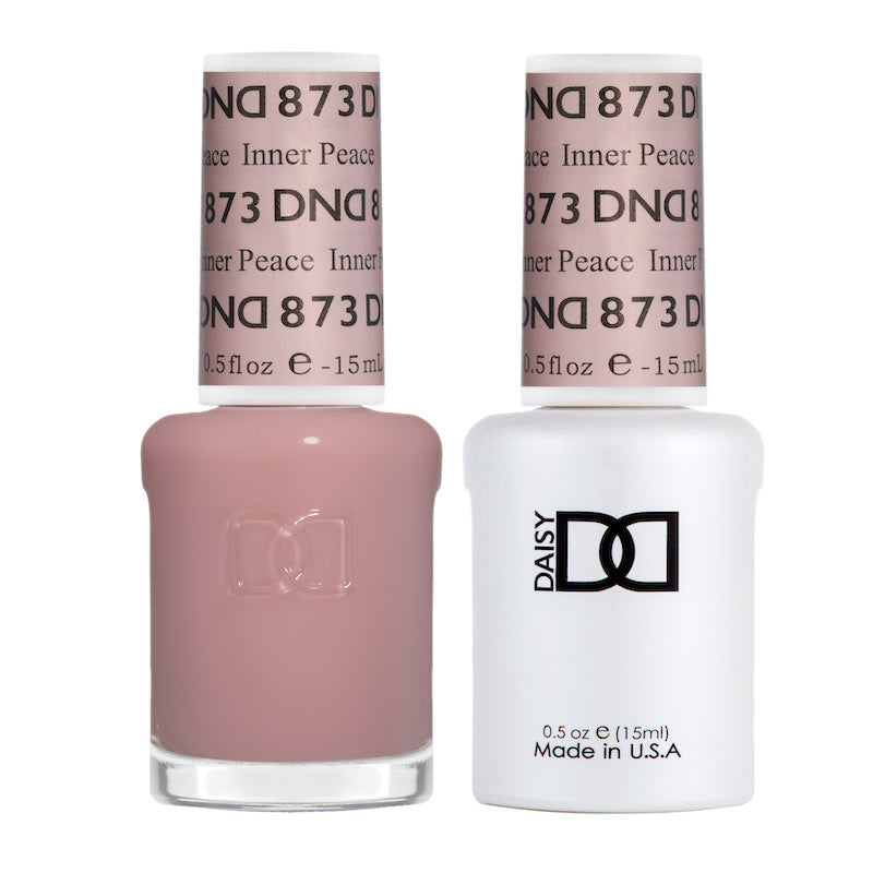 Gel y laca DND n.° 873 Paz Interior – 14 ml (0,5 fl oz) UV/LED para remojo