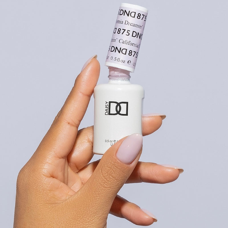 Gel y laca DND n.° 875 California Dreamin' – 14 ml (0,5 fl oz) UV/LED Soak Off