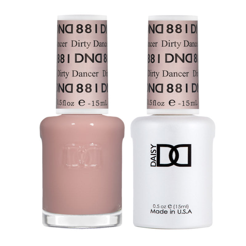 Gel y laca DND n.° 881 Dirty Dancer – 14 ml (0,5 fl oz) UV/LED Soak Off
