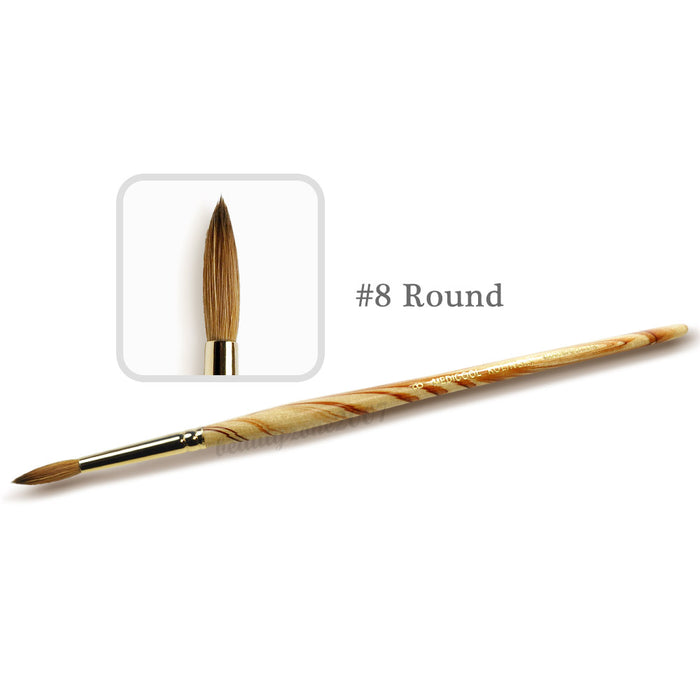 Medicool - Kolinsky Sable Acrylic Brush - #8 Round