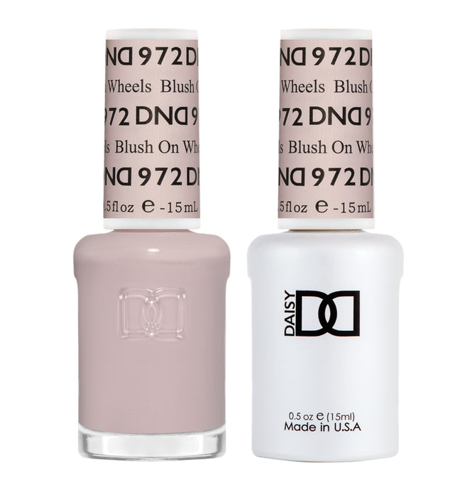 DND - Gel & Lacquer - #972 Blush on Wheels