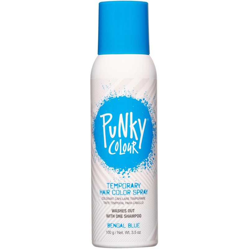 Punky Colour - Temporary Hair Color Spray - Bengal Blue 3.5 fl oz