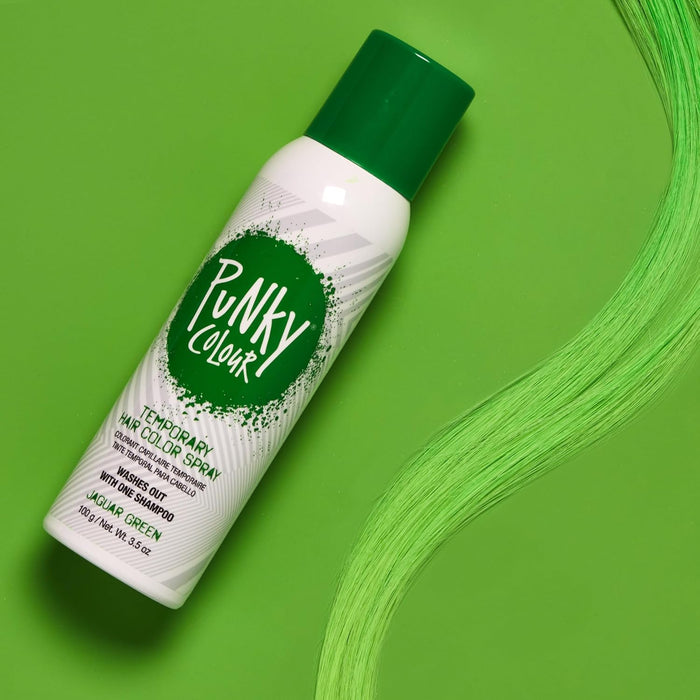 Punky Colour - Temporary Hair Color Spray - Jaguar Green 3.5oz