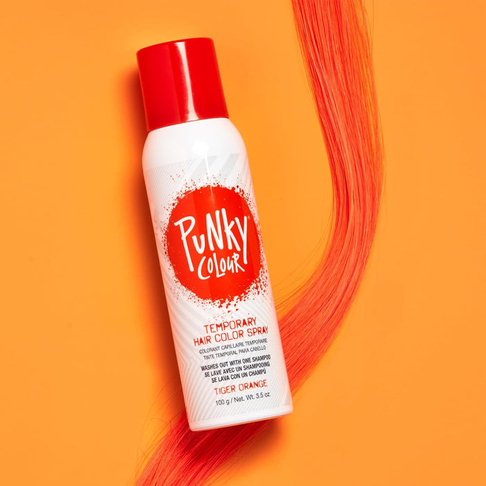 Punky Colour - Temporary Hair Color Spray - Tiger Orange 3.5oz