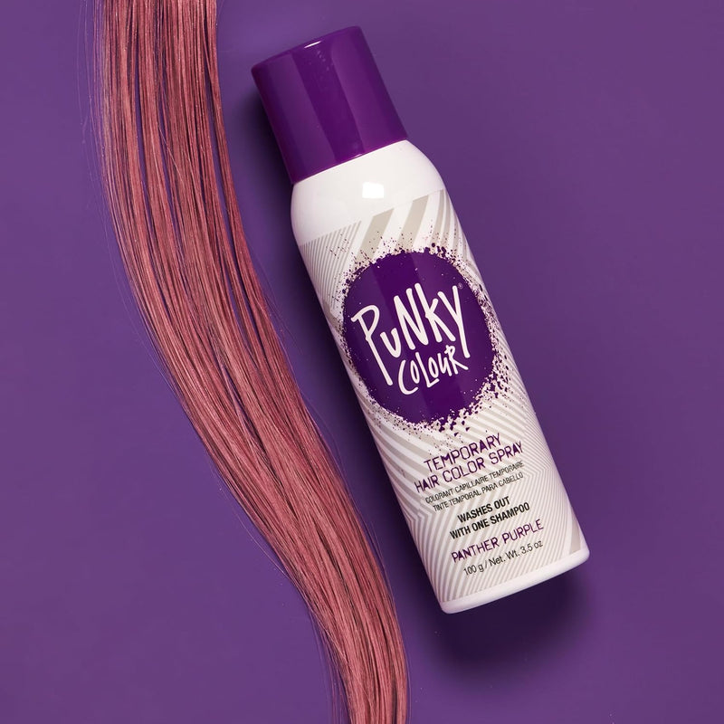 Punky Colour - Temporary Hair Color Spray - Panther Purple 3.5 fl oz