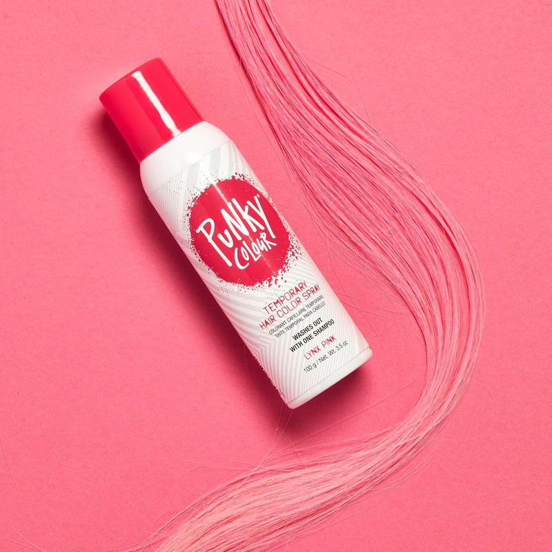 Punky Colour - Temporary Hair Color Spray - Lynx Pink 3.5 fl oz