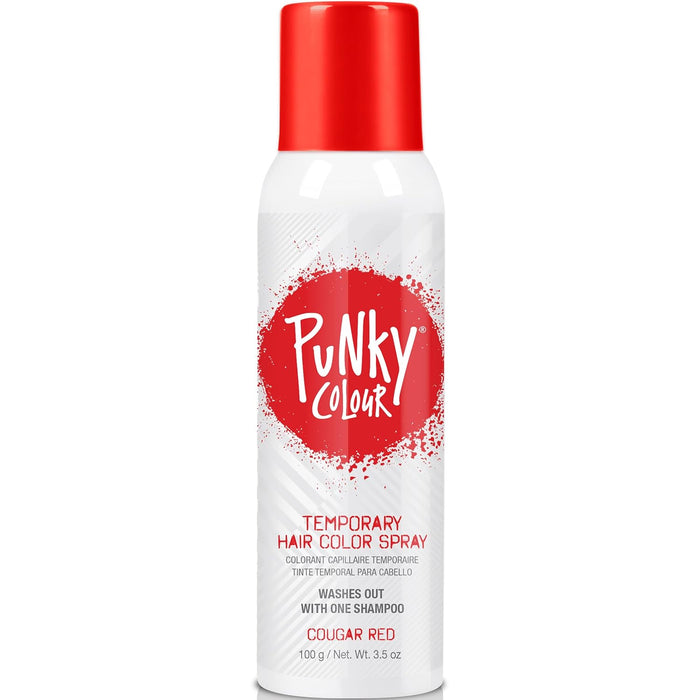 Punky Colour - Temporary Hair Color Spray - Cougar Red 3.5oz