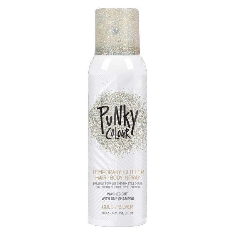 Punky Colour - Temporary Hair Highlight Spray - Gold/Silver 3.5oz