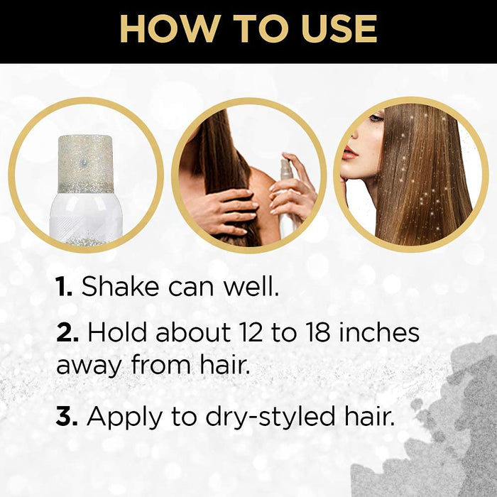Punky Colour - Temporary Hair Highlight Spray - Gold/Silver 3.5oz