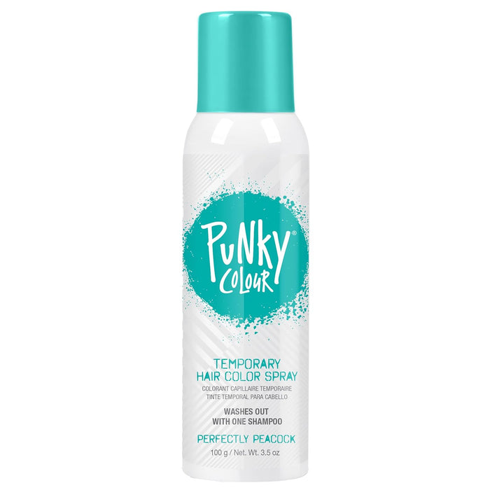 Punky Colour - Temporary Hair Color Spray - Perfectly Peacock 3.5oz