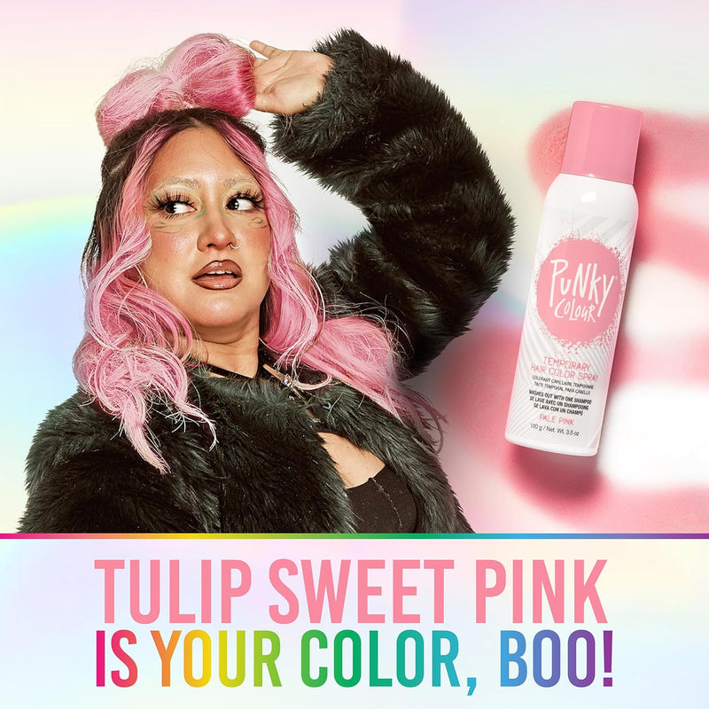 Punky Colour - Temporary Hair Color Spray - Pale Pink 3.5 fl oz