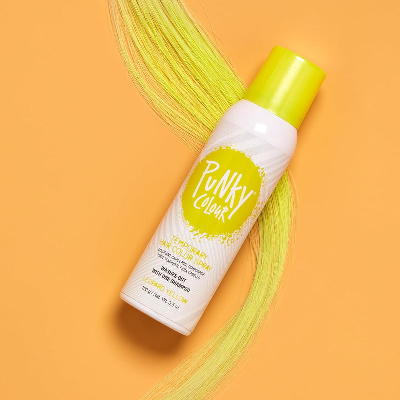 Punky Colour - Temporary Hair Color Spray - Leopard Yellow 3.5 fl oz