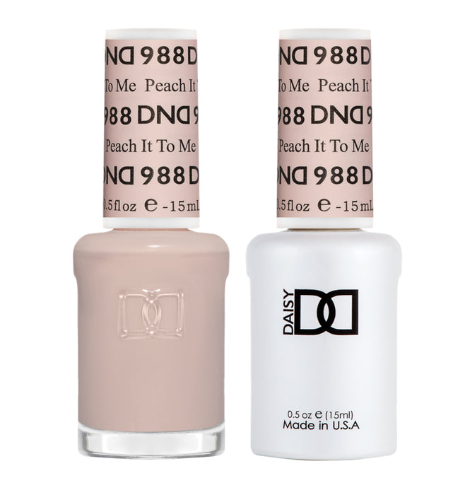 DND - Gel & Lacquer - #988 Peach It To Me