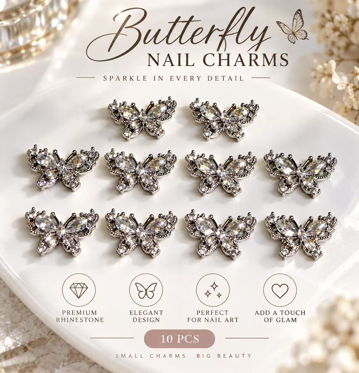 3D Nail Charms