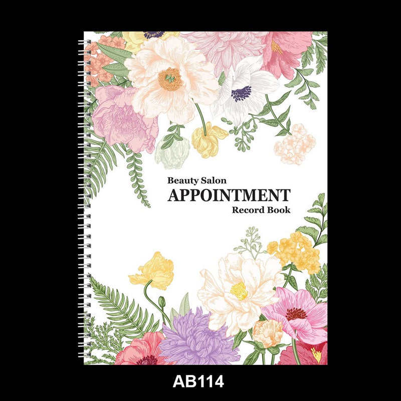 Salon Appointment Book 4-Column 150 Pages AB114