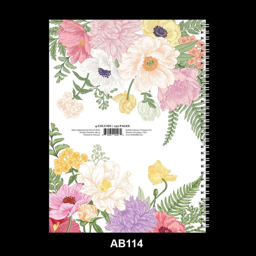 Fashion Nail Supply Salon Appointment Book 4 - Column 150 Pages AB114 professional beauty product image 2