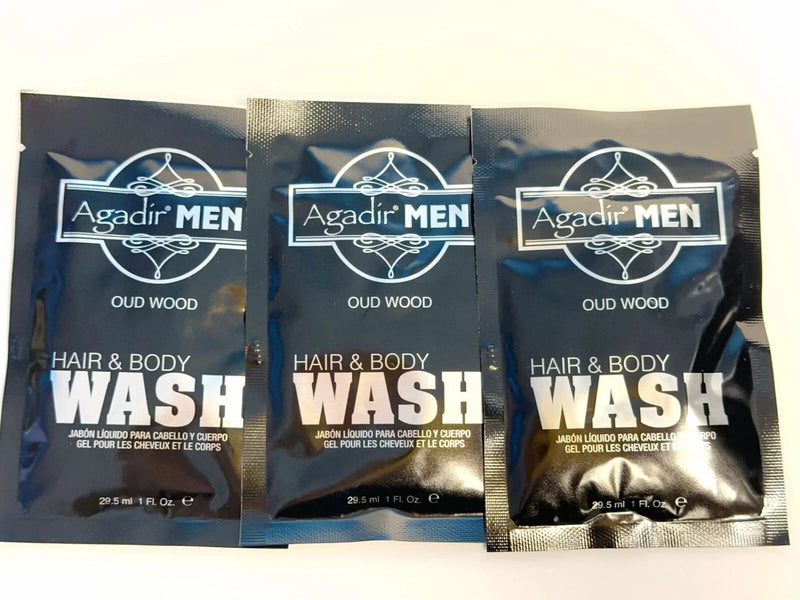Agadir Men Hair & Body Wash (3 Pack) 1 fl oz