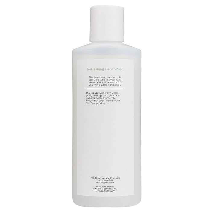 Alpha - Skin Care Refreshing Face Wash Gentle Soap-Free 6 Oz (2 Pack)