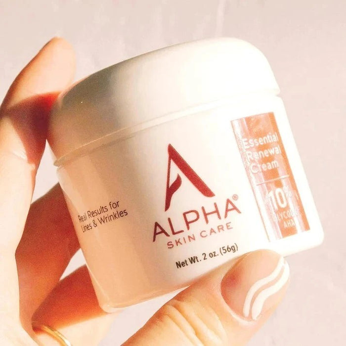 Alpha - Skin Care Essential Renewal Cream 2 oz. 10% Glycolic AHA