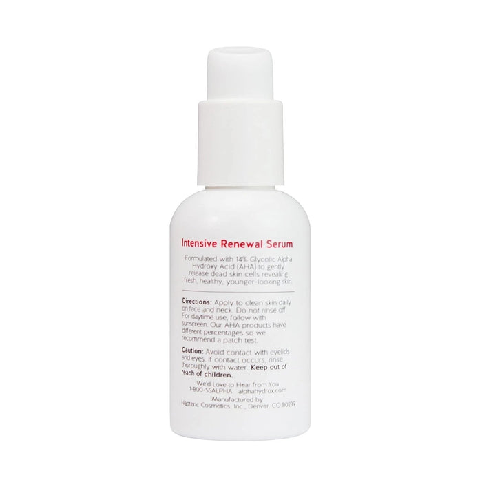 Alpha Skin Care Renewal Serum Concentrated with 14% Glycolic AHA 2oz (2 pack)