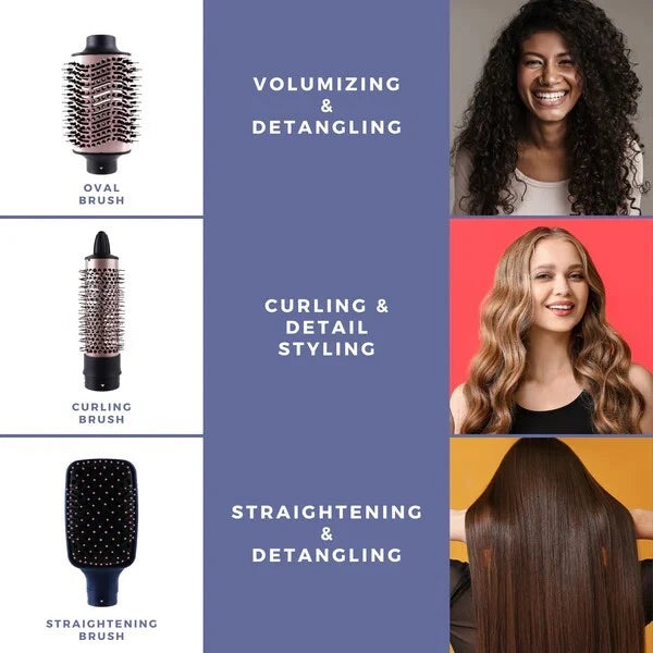 Annie Hot & Hotter All-In-One Interchangeable Hair Dryer Brush #5913
