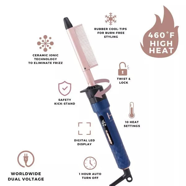 Annie Hot & Hotter 4in1 Ceramic lonic Digital Interchangeable Hair Styler #5999