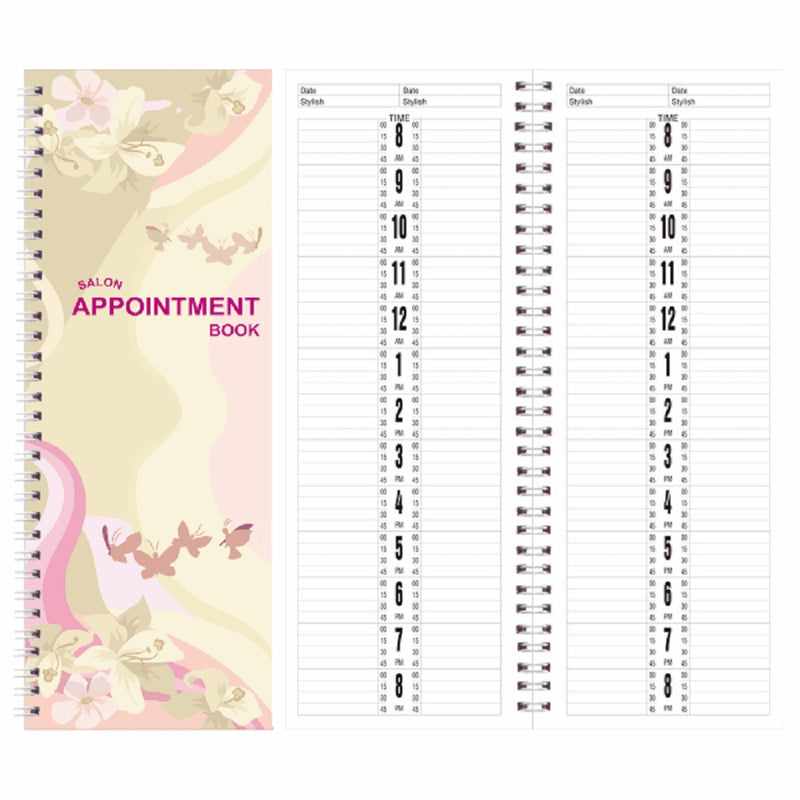 Salon Appointment Book 2-Column 150 Pages AB102