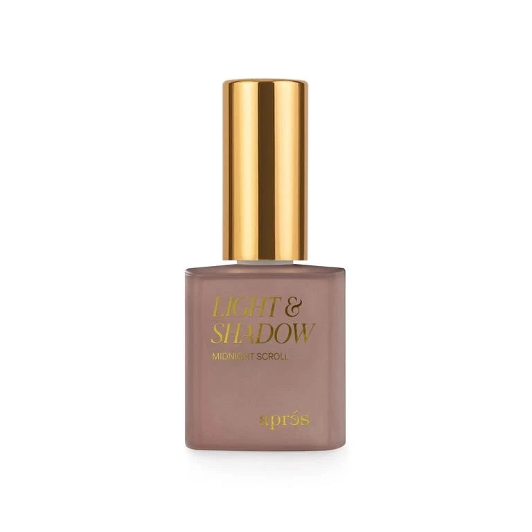 Apres - Esmalte en gel Light & Shadow - 703 Midnight Scroll 0.5 fl oz
