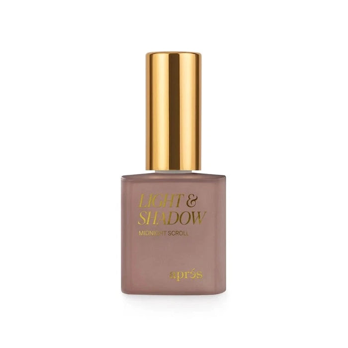 Apres - Light & Shadow Gel Polish - 703 Midnight Scroll 0.5oz