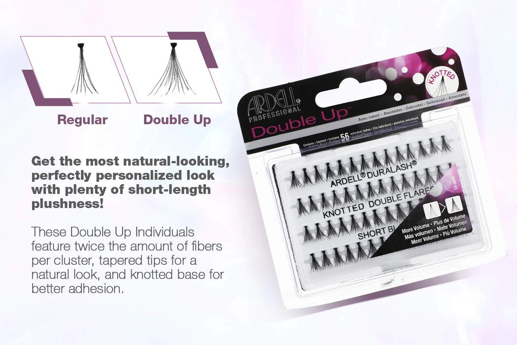 Ardell - Double Up Individuals Knotted - Short #68290 (4 Pack)