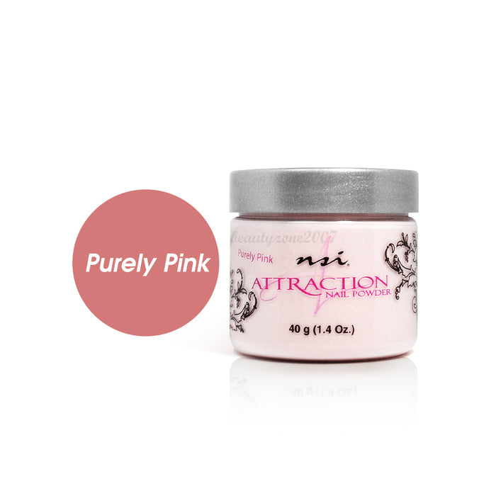 nsi - Attraction Acrylic Powder - Purely Pink 1.4oz