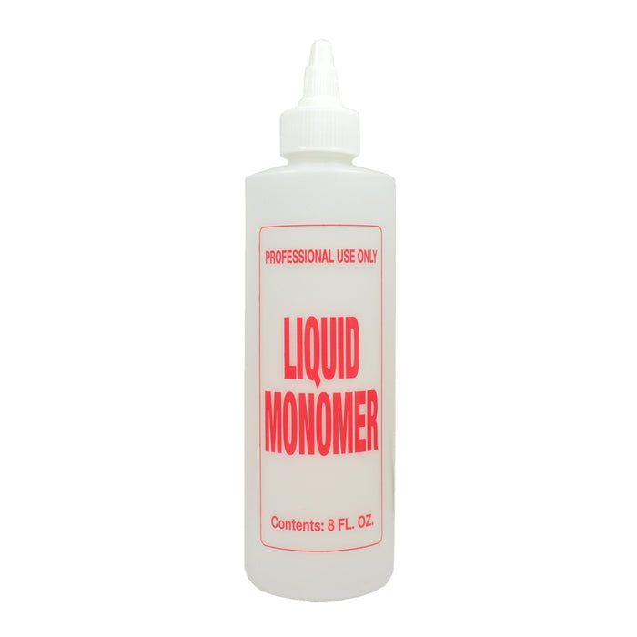 Soft'n Style - B65 Empty Imprinted Monomer Bottle 8 oz (2 Pack)