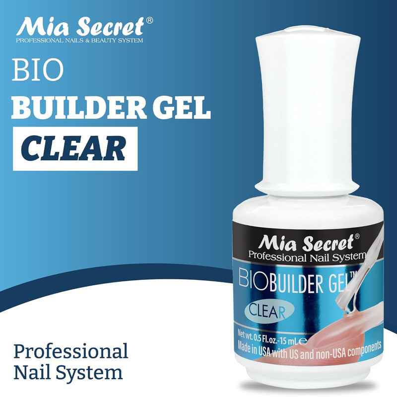 Mia Secret - Bio Builder Gel - Clear 0.5 oz