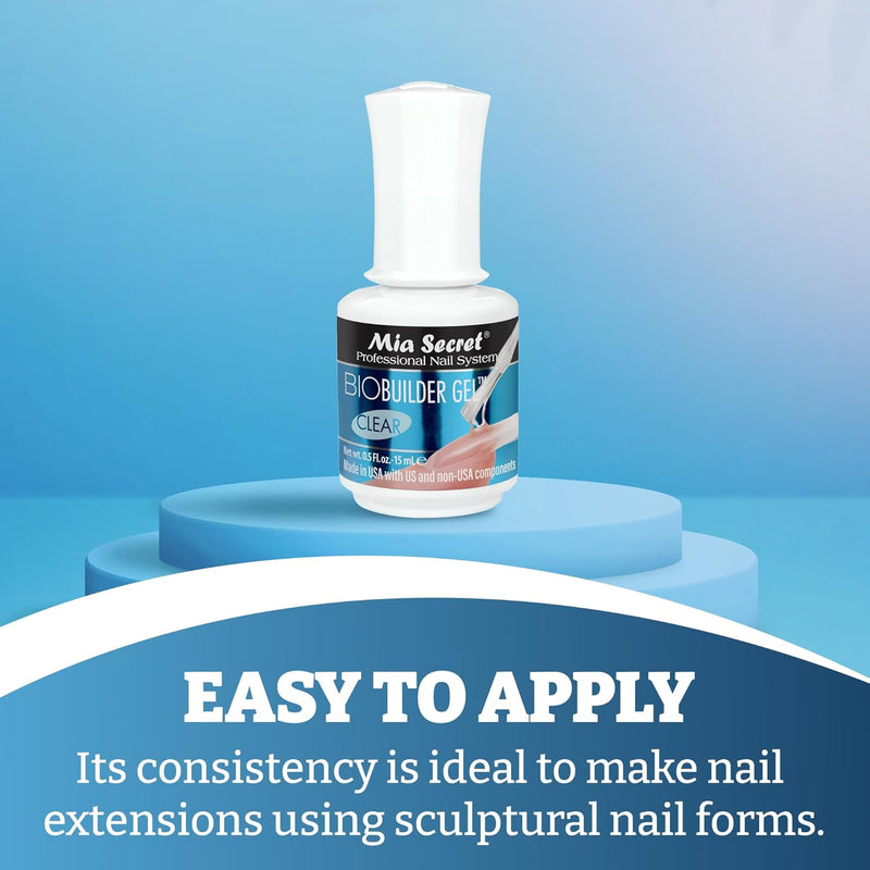 Mia Secret - Bio Builder Gel - Clear 0.5 oz
