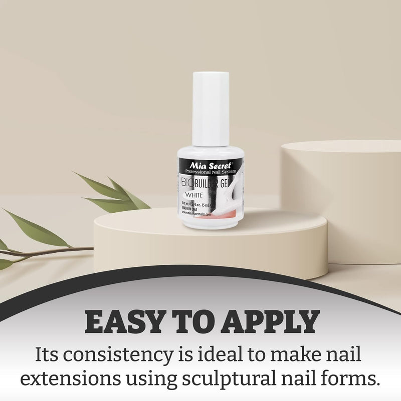 Mia Secret - Bio Builder Gel - 0.5 fl oz (White)