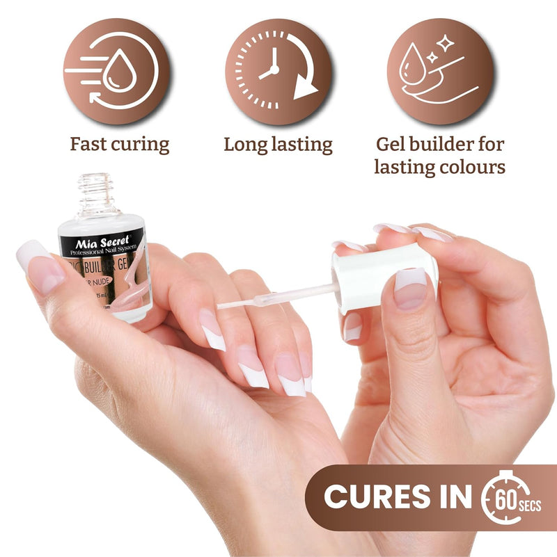 Mia Secret - Bio Builder Gel - 0.5 fl oz (Cover Nude)