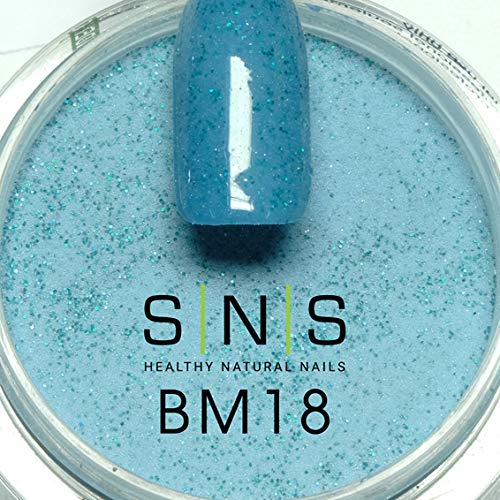 SNS Dip Powder - BM18 Teal Thistle 1 oz