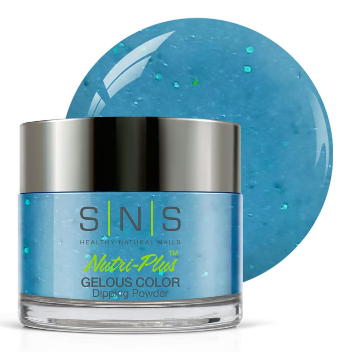SNS Dip Powder - BM18 Teal Thistle 1 oz