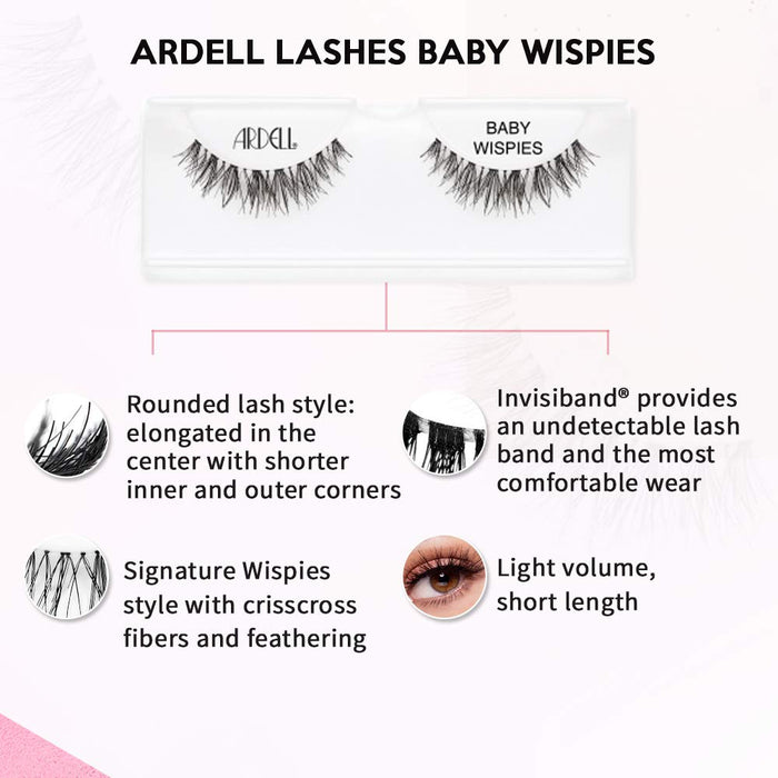 Ardell - Strip Lashes - Baby Wispies (4 Pack)