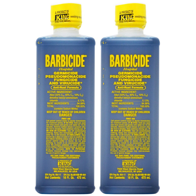 Barbicide - Concentrado desinfectante de 16 oz (paquete de 2) 